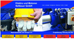 Desktop Screenshot of nesslauer-elektro.de